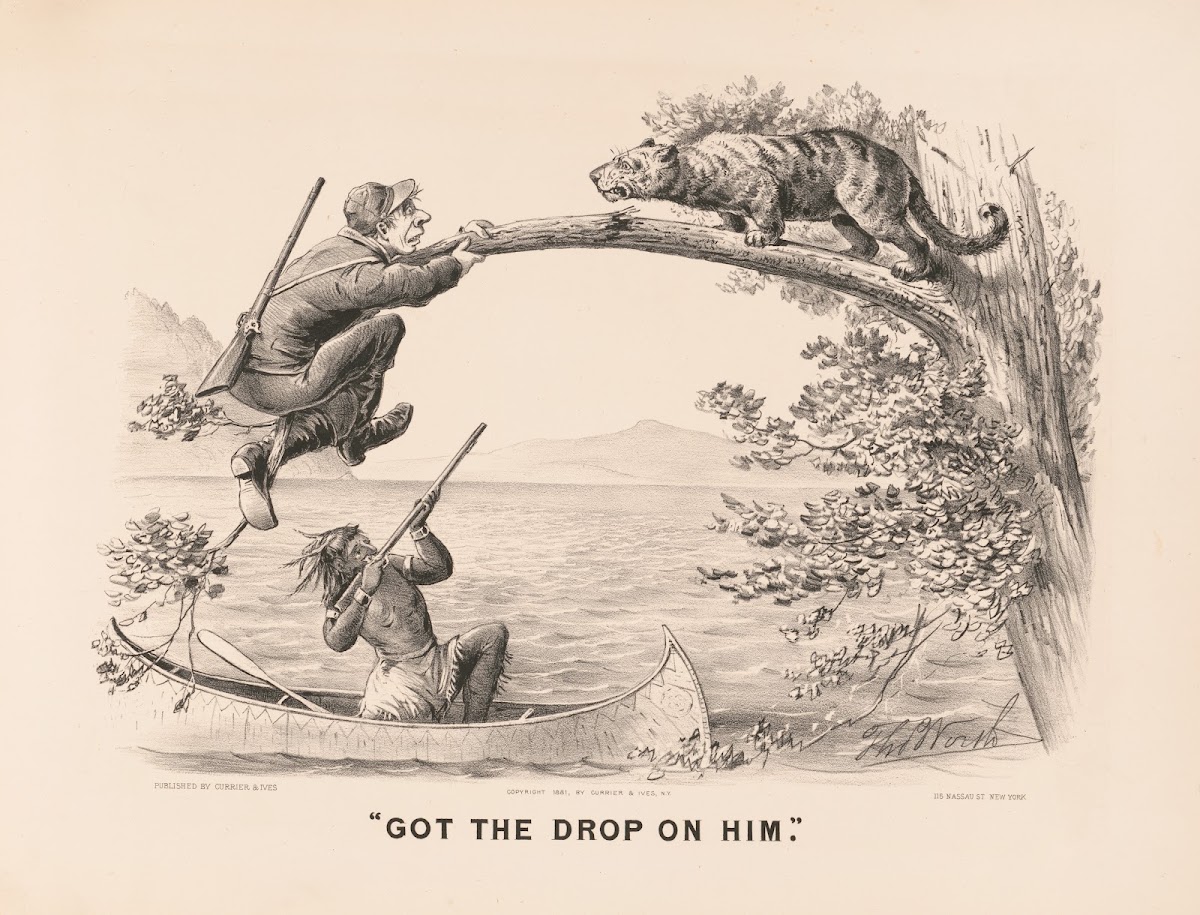 Got the drop on him 1881