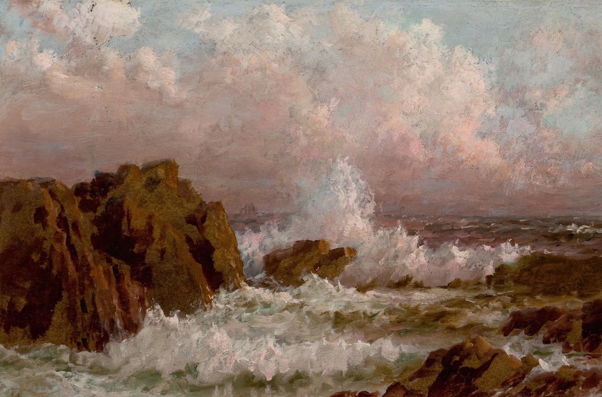 Seascape with Crashing Surf