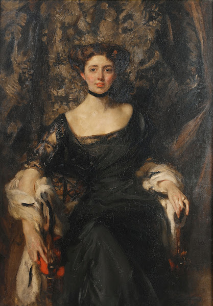 Portrait of Miss Aline Henderson Mrs JT Wigan 1911