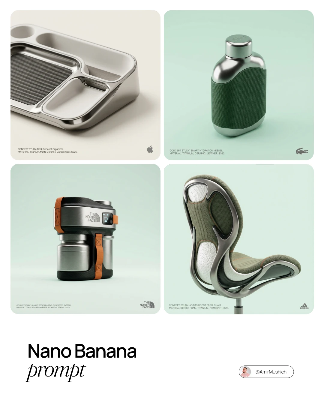 Fotografía editorial de arte conceptual de marcas de alta gama