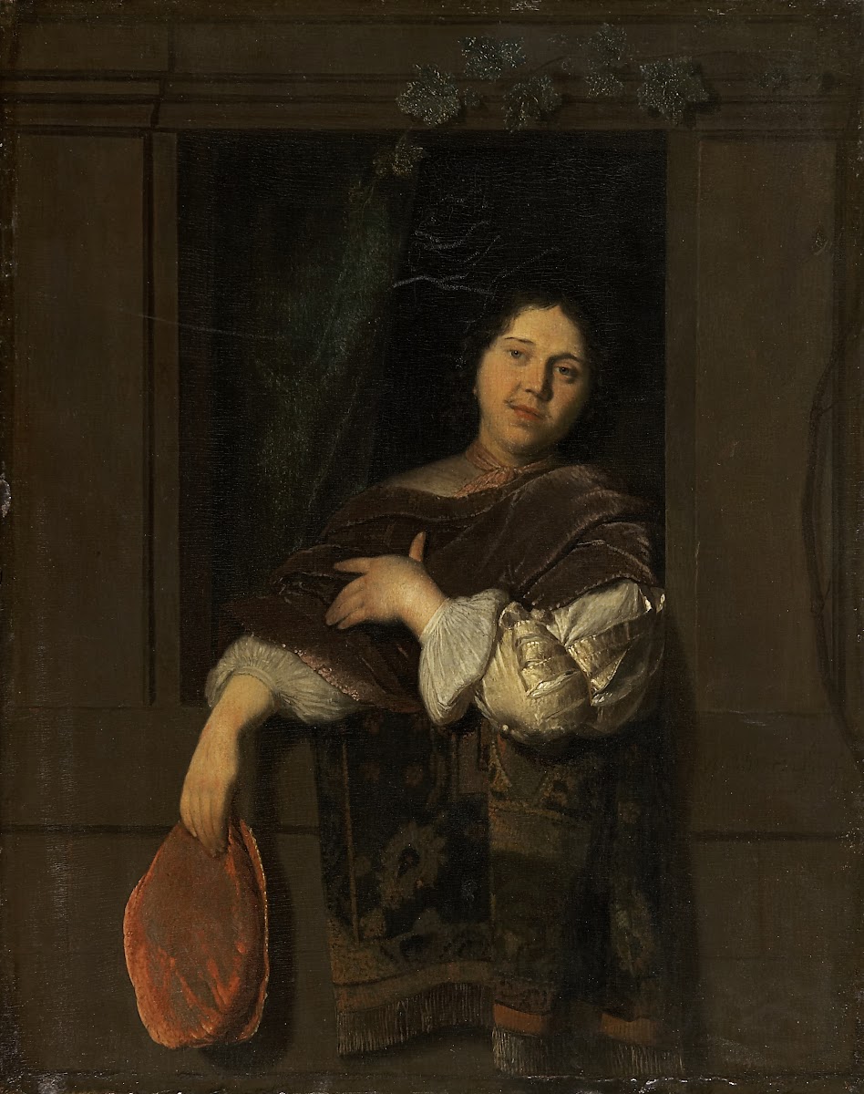 Cavalier at an Open Window 1668