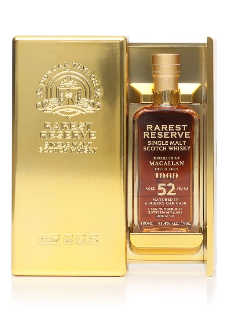 Macallan 52 Year Old 1969 (cask 8376) - The Rarest Reserve Collection (Duncan Taylor) 10cl Whisky