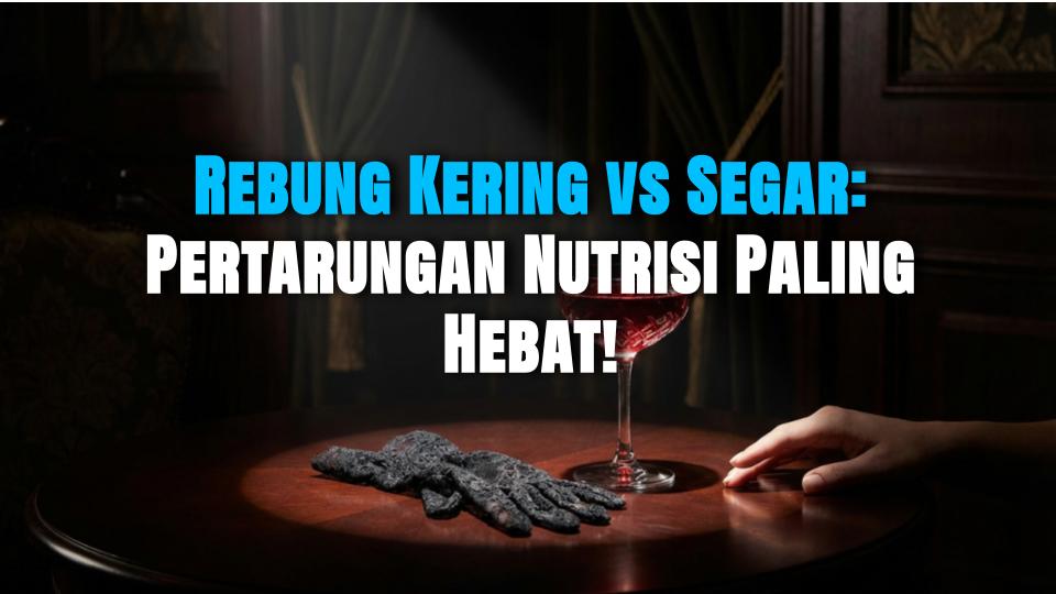 Rebung Kering vs Segar: Pertarungan Nutrisi Paling Hebat!