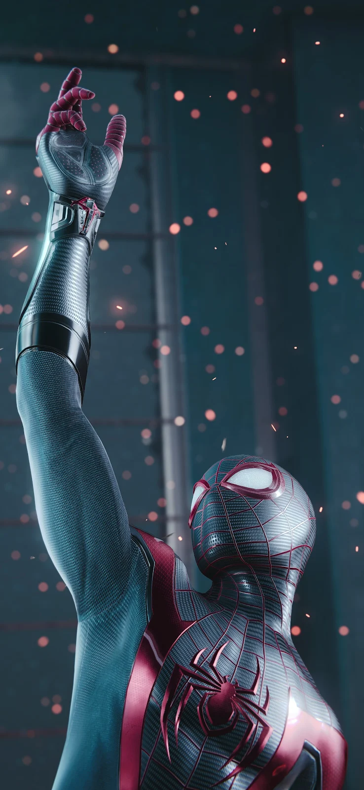 A Cool Spider-Man, Dark 2K iPhone Wallpaper for Free Download in High Quality [1772x3840]