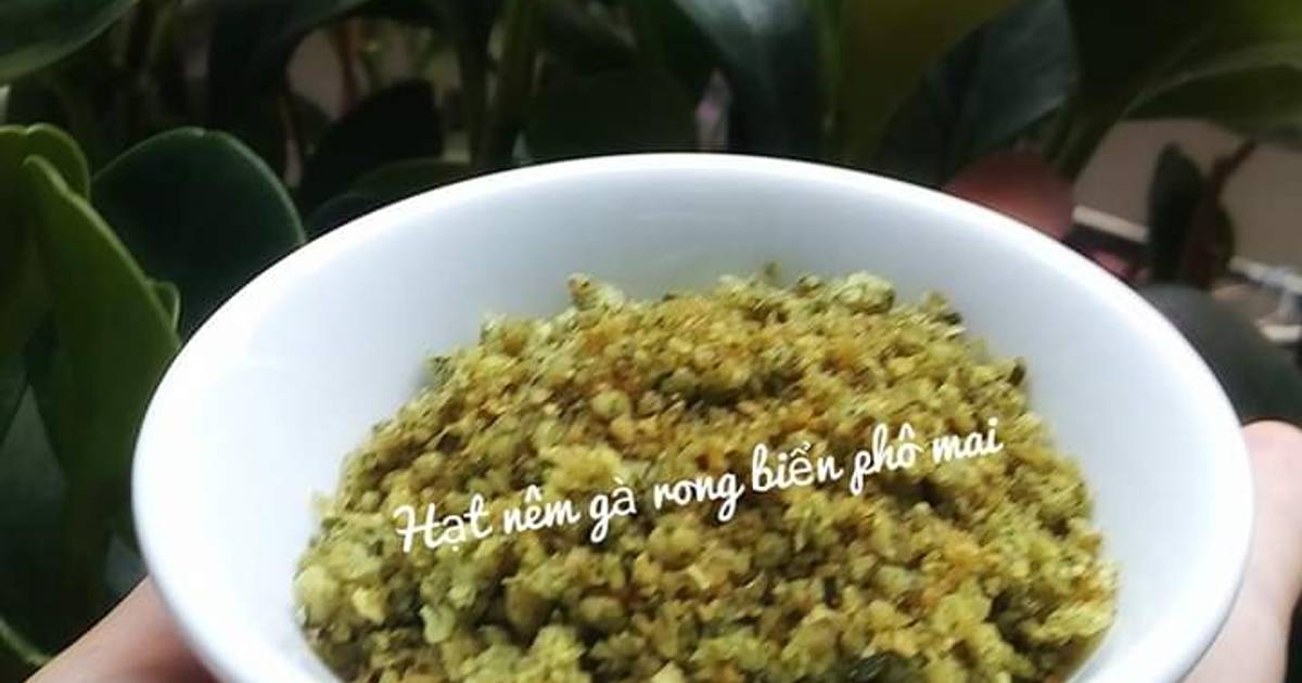 Hạt nêm gà rong biển phô mai
