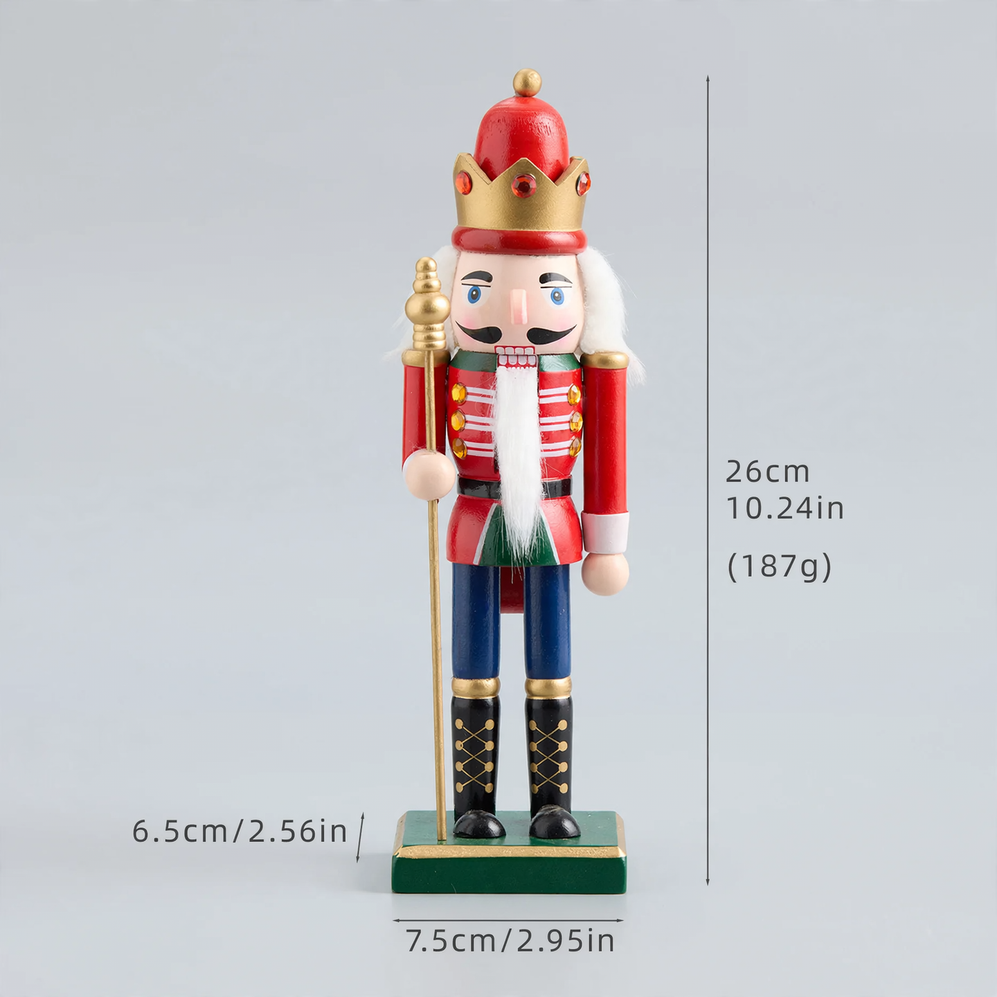 Nutcracker Soldier, modern Christmas decoration