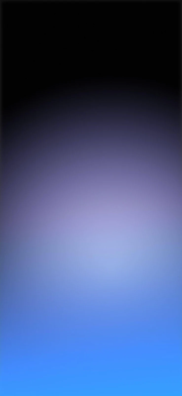Black To Blue Vertical Gradient - Minimalist Art Full HD iPhone Wallpaper (1290x2796)