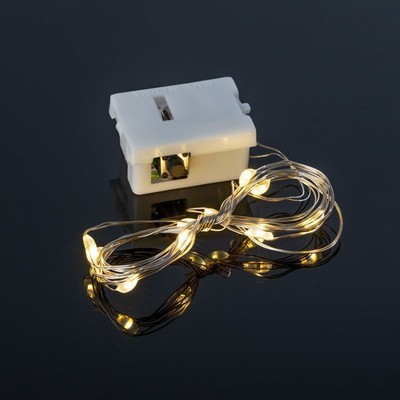 LED fairy lights with a small battery box
