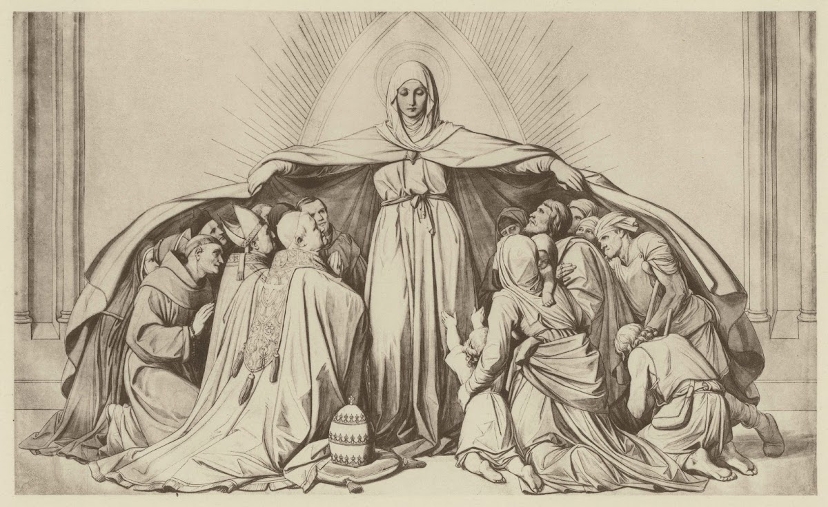 Maria Schirmerin der Christenheit circa 1900