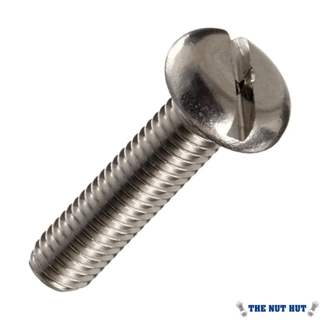 Machine Screw M6x40 Pan SLT A2 SS 304 85