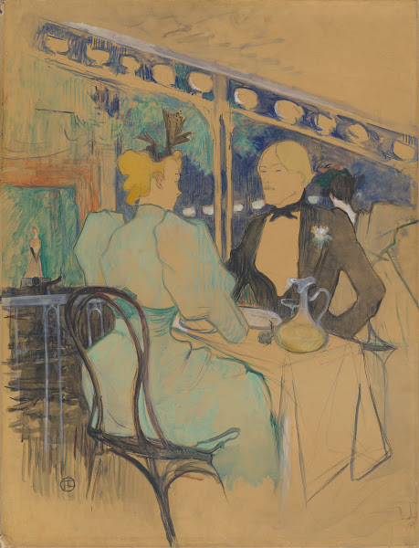 Fashionable People at Les Ambassadeurs Aux Ambassadeurs  Gens Chic 1893