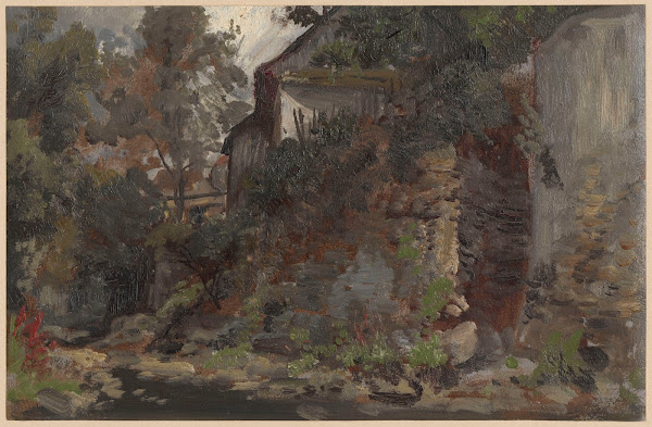 View of buildings on the Jedlica near Kowary 1850 1881