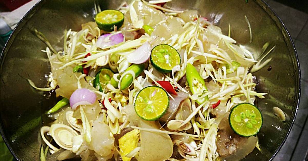 Gân Bò Sả Ớt Chua Ngọt
