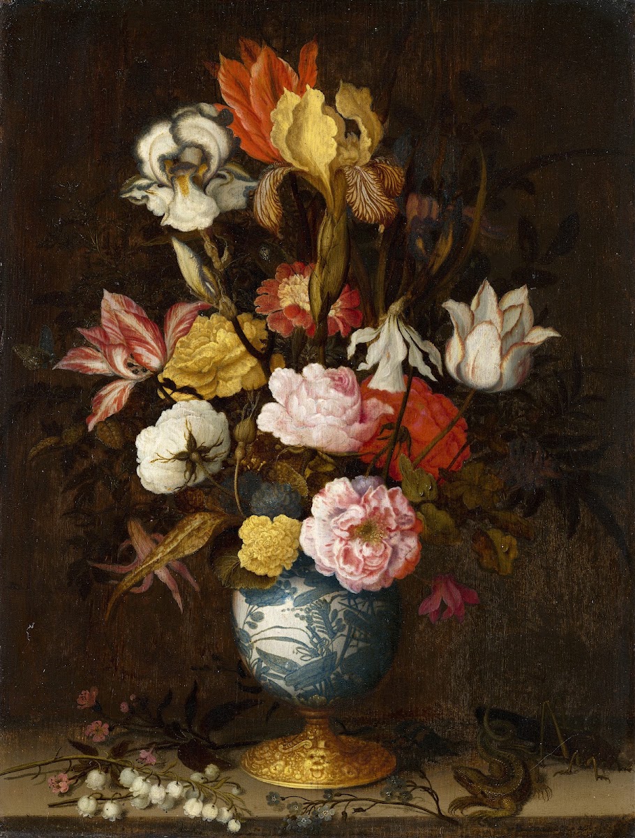 Flowers in a Wan Li Vase c 1623