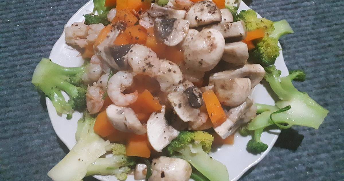Tôm xào thập cẩm