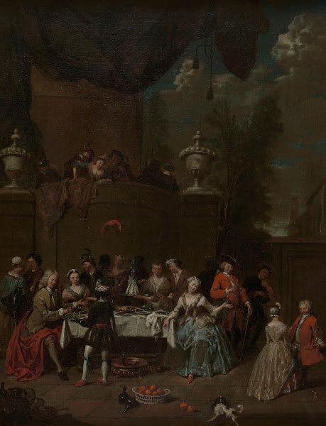 Garden Party at a Castle 18th century