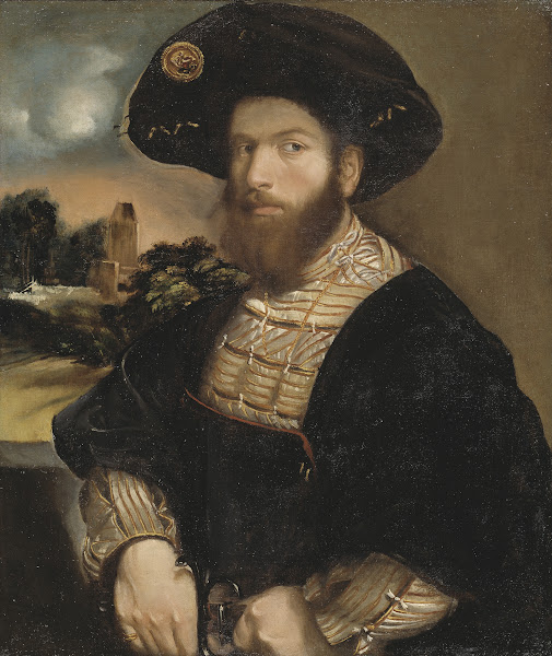 Portrait of a Man Wearing a Black Beret ca 1530