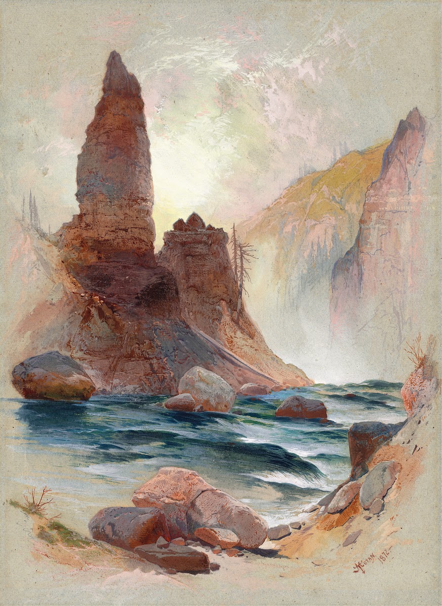 Tower at Tower Falls Yellowstone 1872
