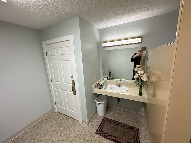 Yardley Clubhouse, wallpaper removal and wall repair — view 2