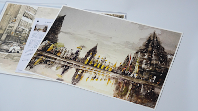 New Edition Watercolor Art Print - Indonesian Heritage Architecture