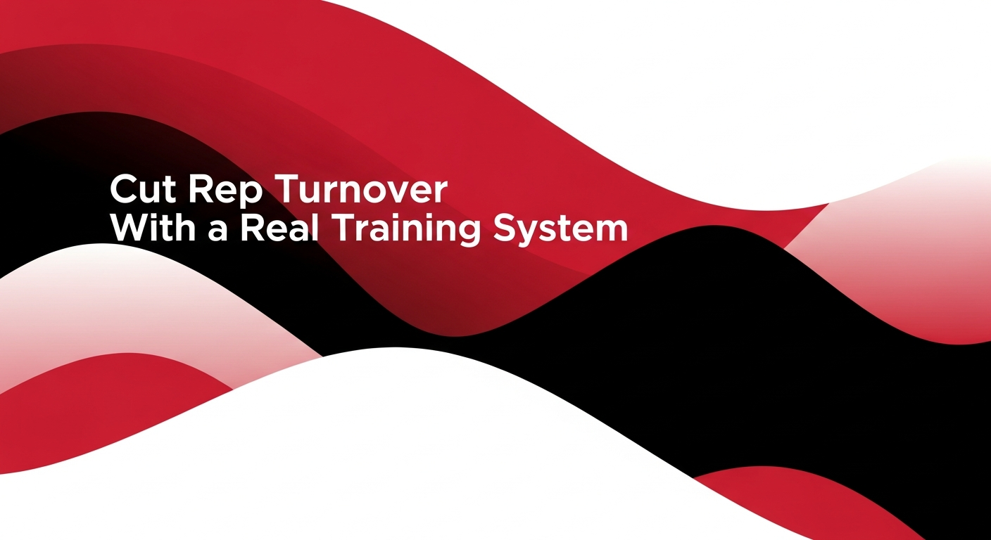 Cut Rep Turnover With a Real Training System