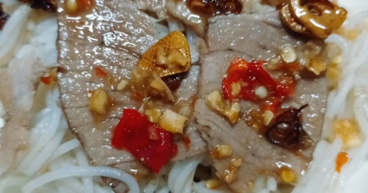 Bún mắm nêm nhà làm