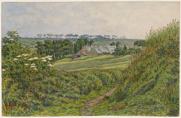 Printemps à Lesquiffinec Morgat 1915