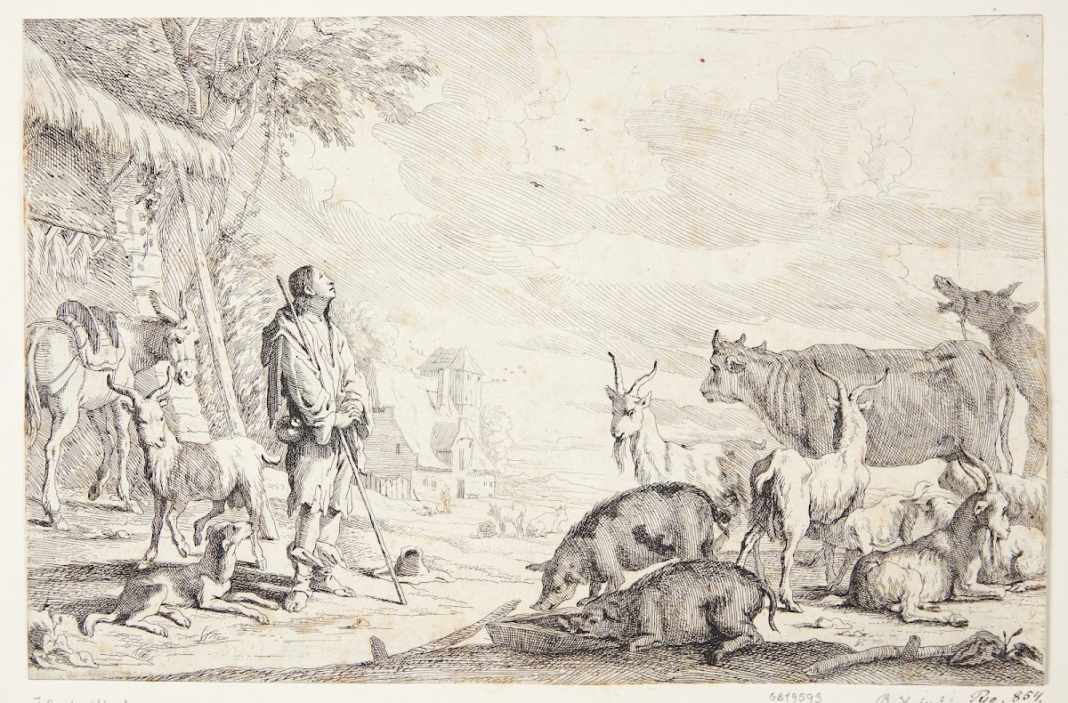 Den fortabte søn som svinehyrde 1658