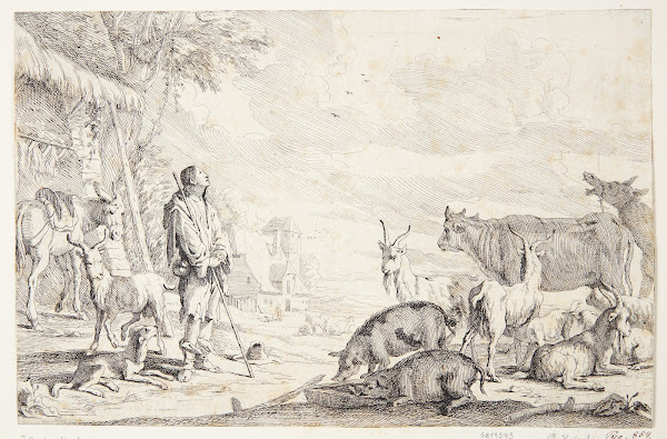 Den fortabte søn som svinehyrde 1658