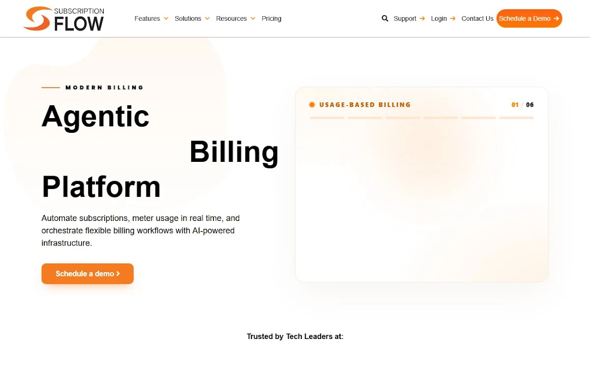 Captura de SubscriptionFlow (YC W22)
