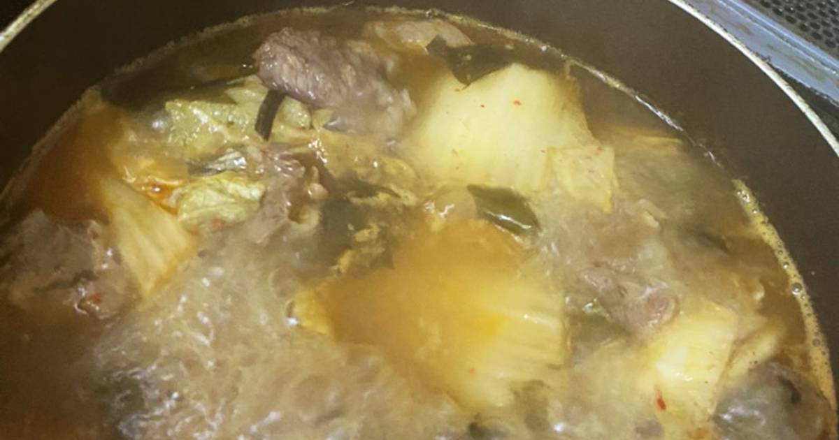 Canh bò hàn quốc