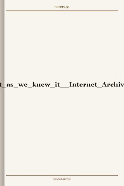 Egypt as we knew it Internet Archive