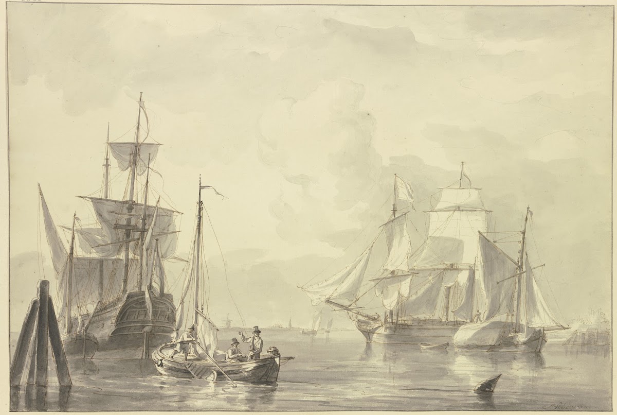 Ships on a Calm Sea after 1790