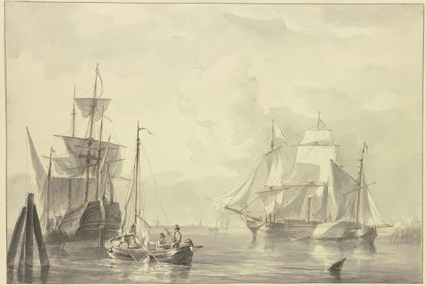 Ships on a Calm Sea after 1790
