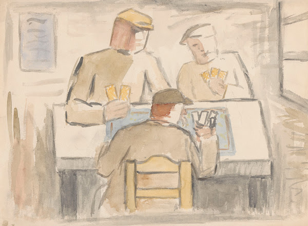 Grający w karty 1932