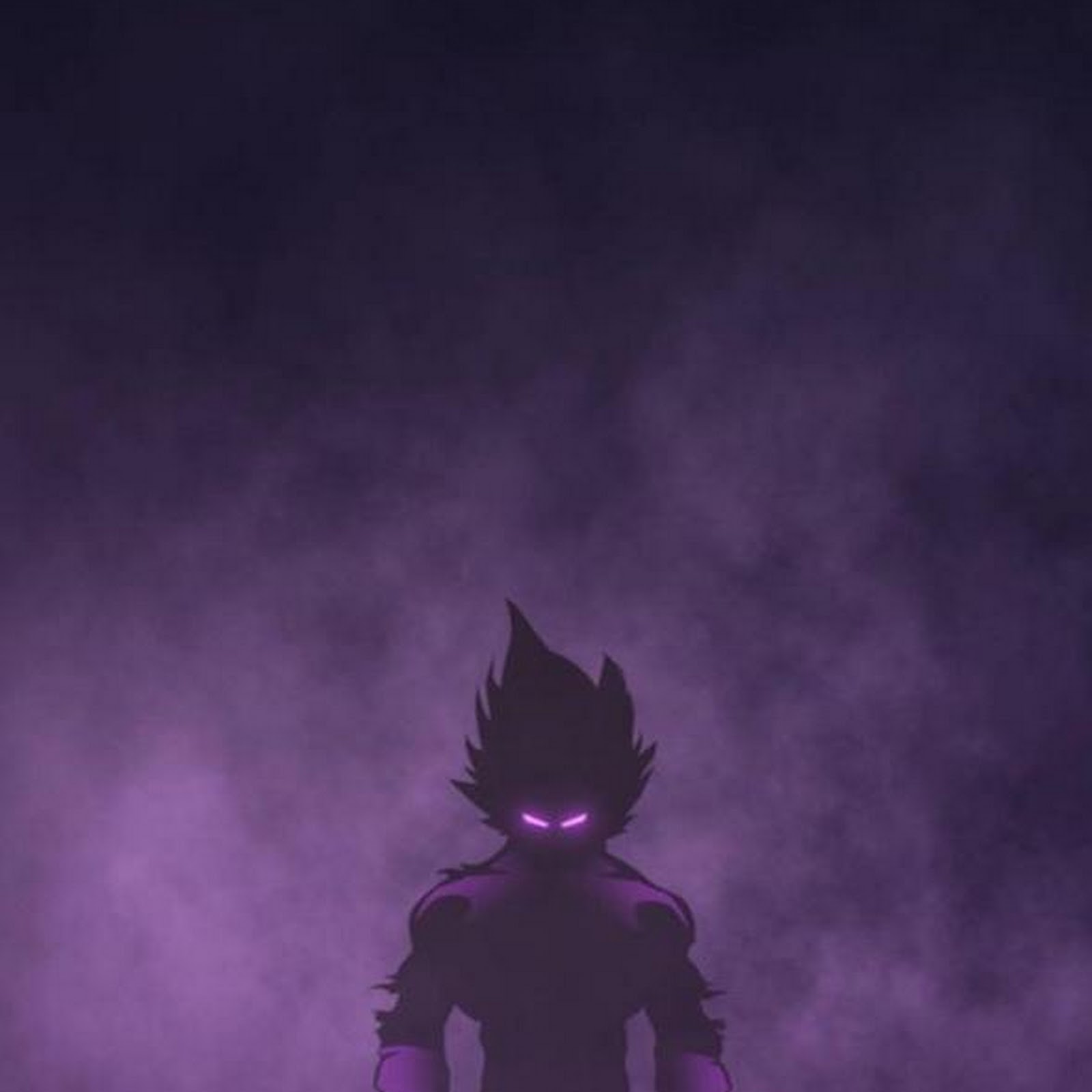 Download Vegeta Dragon Ball Purple Silhouette iPhone