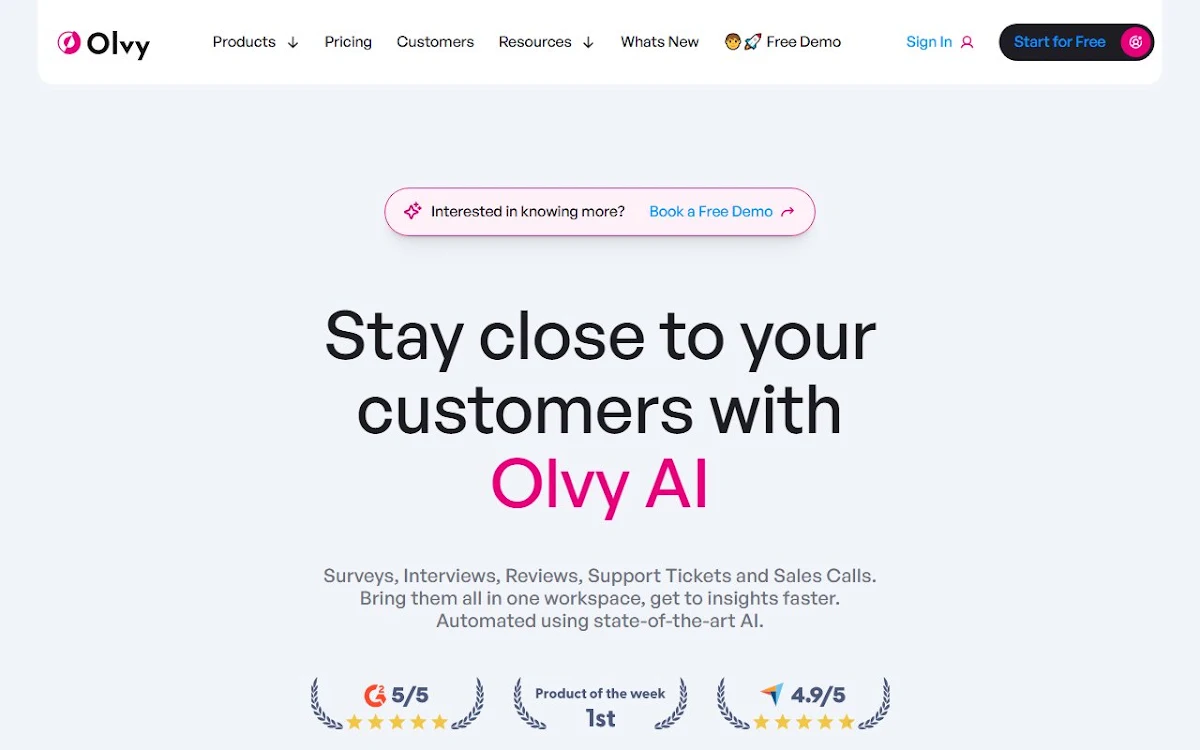Captura de Feedback Widget by Olvy