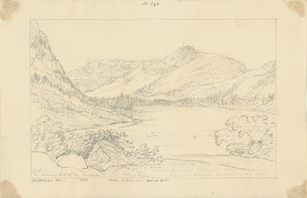 Valley of Fassa from Opposite Gries 1834