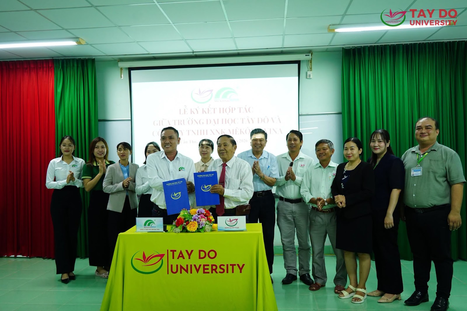 Trường Đại học Tây Đô ký kết hợp tác với Công ty TNHH Xuất Nhập khẩu MEKONG VINA