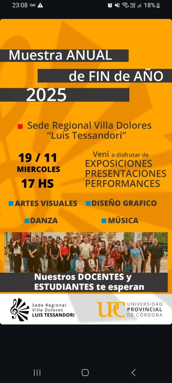 Muestra Anual de Fin de Año UPC