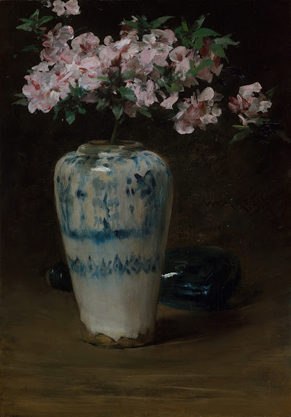 Pink Azalea Chinese Vase 188090