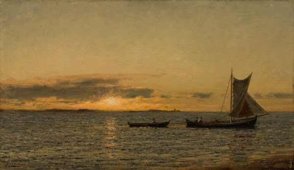 Ved solnedgang 1916