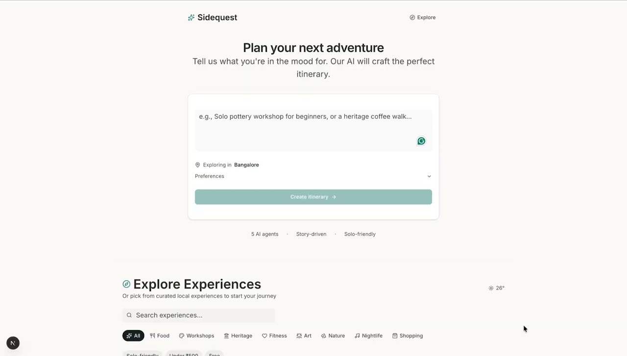 sidequest project preview