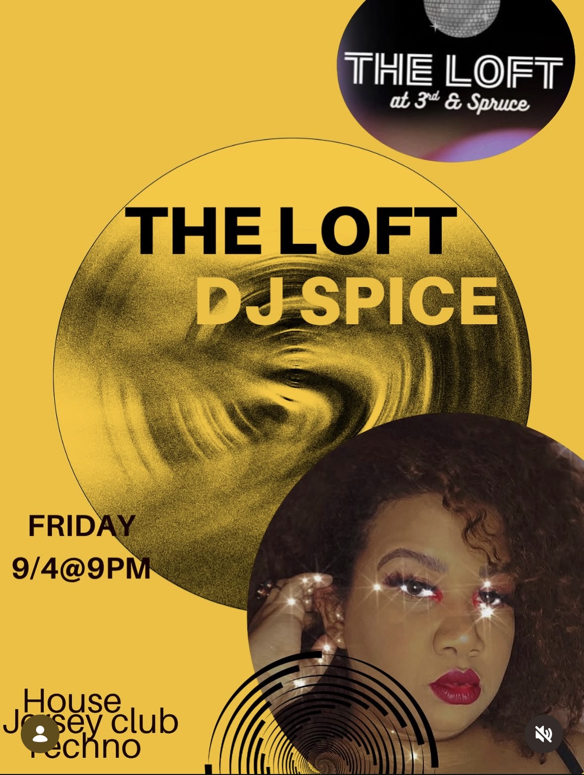 Flyer for DJ Spice
