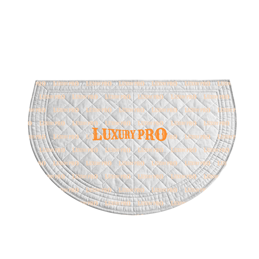 Diamond Quilted Half Round Doormat