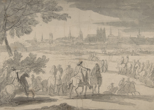 Louis XIV at the Siege of Tournai Seen from the North East June 21 25 1667