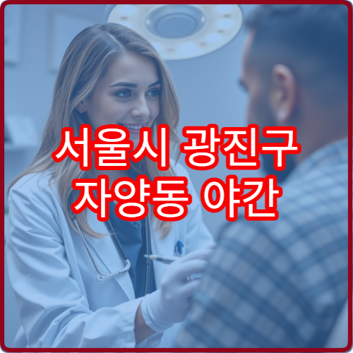 서울시 광진구 자양동 야간 정형외과 병원 정보 야간 응급 정형외과 위치