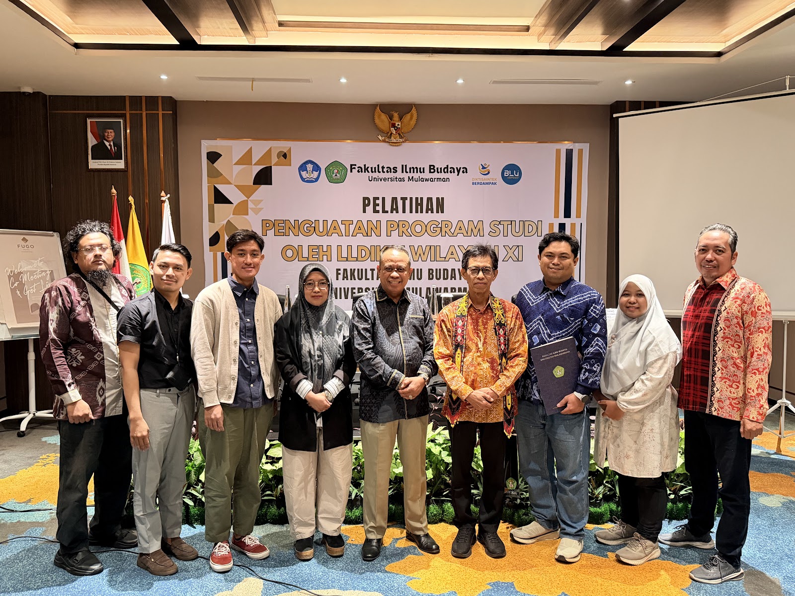 Pelatihan Penguatan Program Studi oleh LLDIKTI Wilayah XI di FIB Unmul