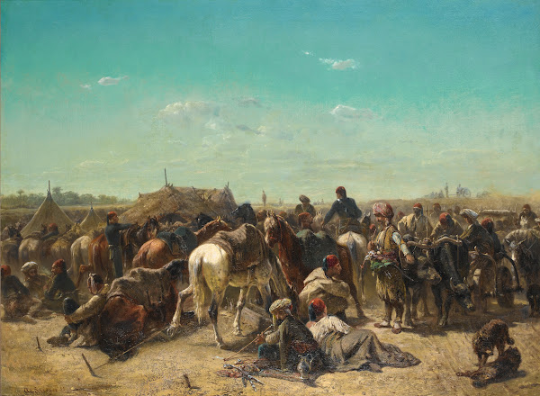 An Ottoman encampment