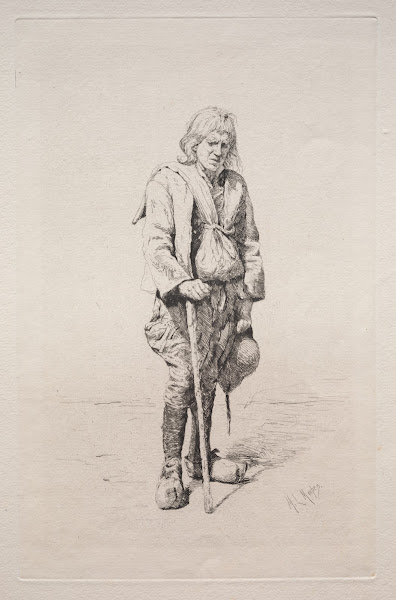 Man with Walking Stick